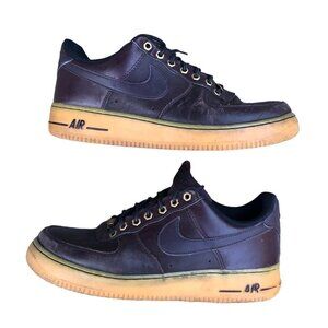 RARE 2014 Nike Air Force 1 Low Deep Burgundy Gum Size 9